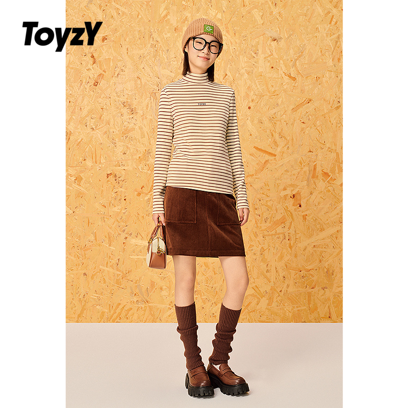 ToyzY保暖澳绒打底衫高领长袖T恤