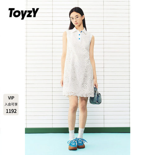 ToyzY2026夏季清爽花卉蕾丝裙新款通勤度假连衣裙ZC36205030