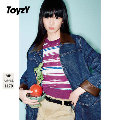 ToyzY巴恩风抽绳腰纯棉牛仔外套