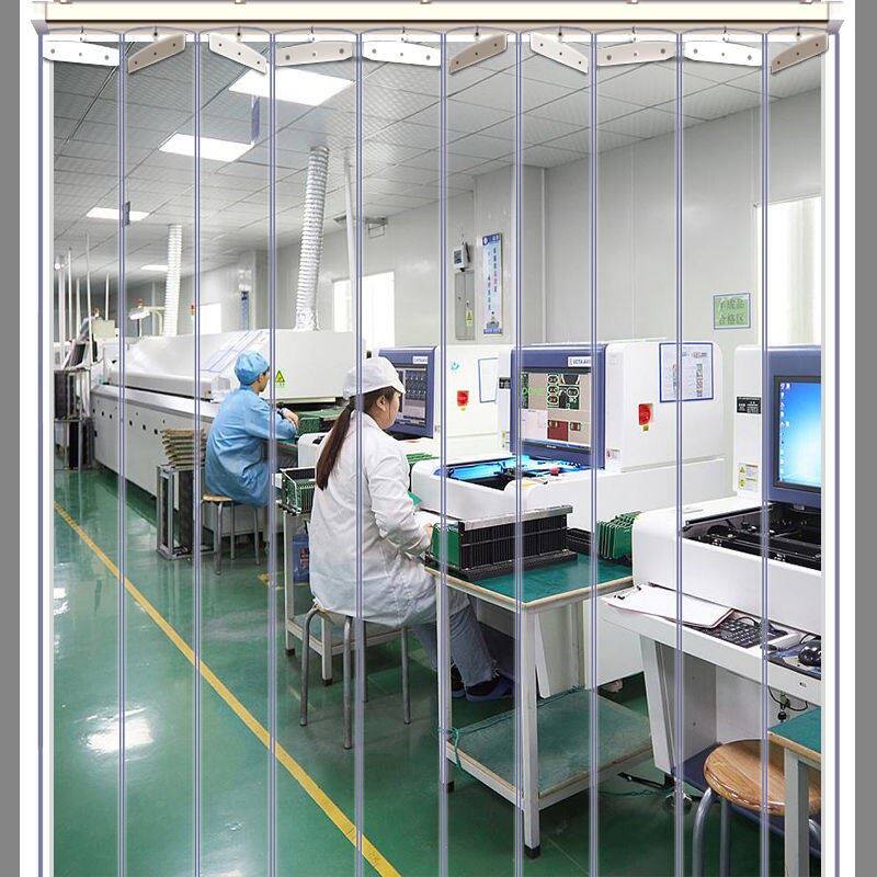 现货速发促滑动软门帘推拉移动透明门帘pvc可摺叠空调帘防风隔断