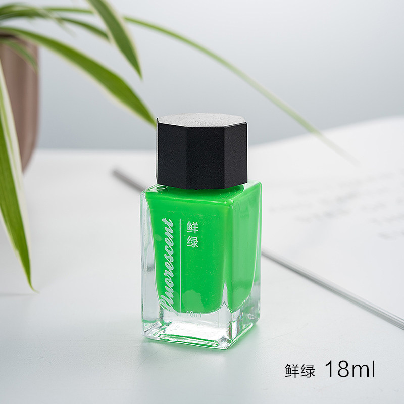现货速发BAMI-墨水荧光墨水非碳素彩色墨水蘸水笔钢笔创意彩墨