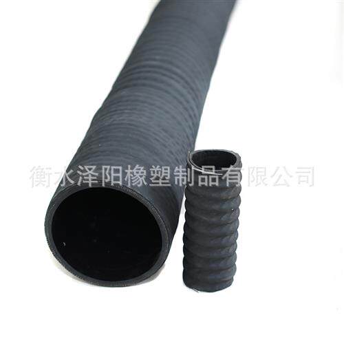 现货速发大口径法兰快速接头给水橡胶管矿用钢丝橡胶软管高耐磨疏