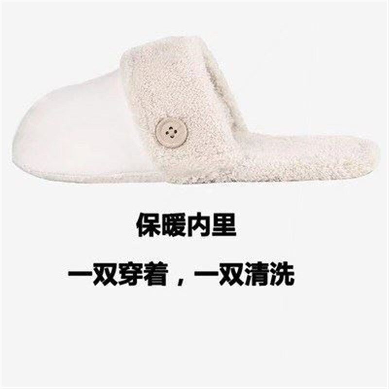 现货速发棉拖内胆可拆卸棉拖鞋内胆套可拆洗防水通用鞋套保暖内里