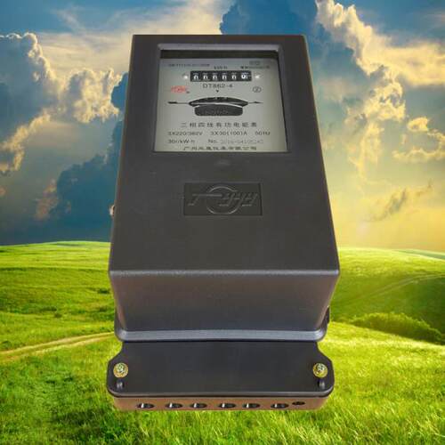 现货速发广州电表DT8624型X0100A三相四线80V机械转盘电度表
