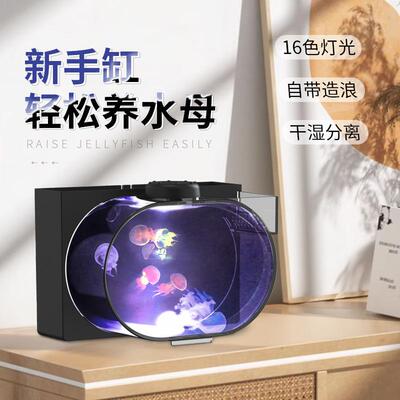 水母专业循环缸10升水族养殖缸