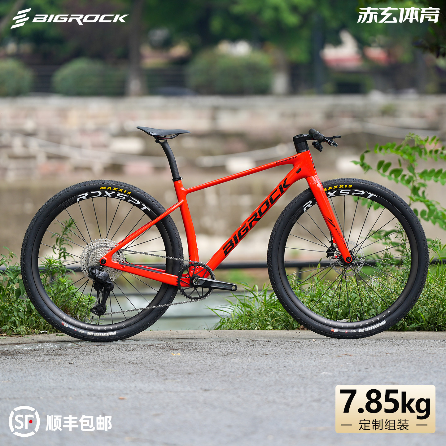 大石29寸全碳山马碳纤维自行车