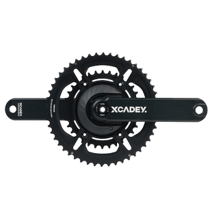 XCADEY功率计碳纤维曲柄二代四爪BCD110盘爪式牙盘组公路中空牙盘