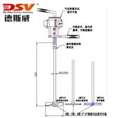 4式 仑动搅拌机50加油漆涂料搅拌立DA LM2 便携小型手持搅气拌机