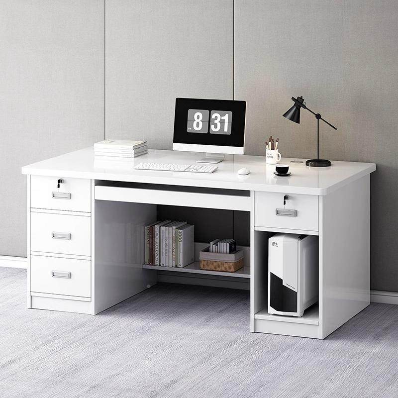 办公桌书椅组合板桌员简约IUP员工位办公室职桌子台式电脑桌家用