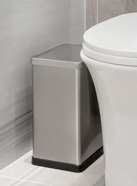 J6DA垃圾桶用2间025款高颜值带盖轻奢家大新F75S8J9T号窄夹缝卫生