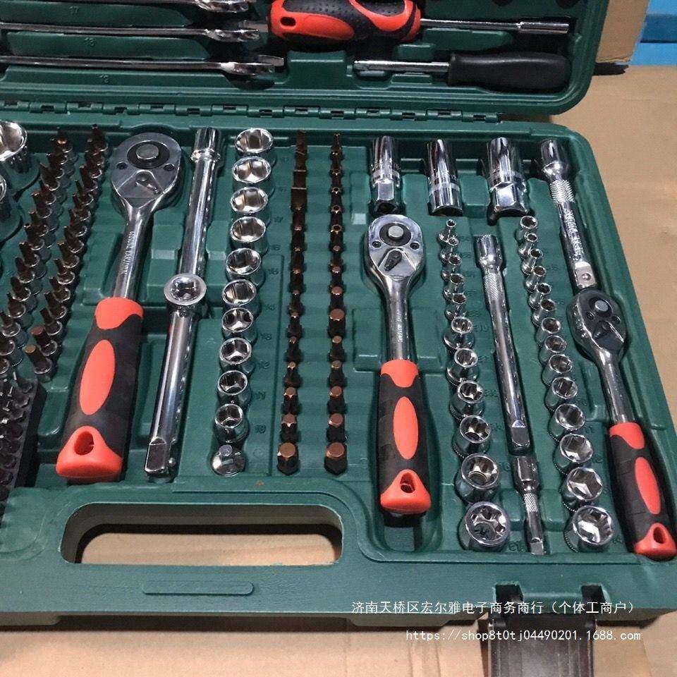 汽修工工具套装216件套手筒扳汽保工具72齿速扳手套快筒SXV组合具