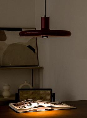 UF飞盘碟中古餐厅吊灯CY023022O茶复古红色简约现岛台书代房室吊