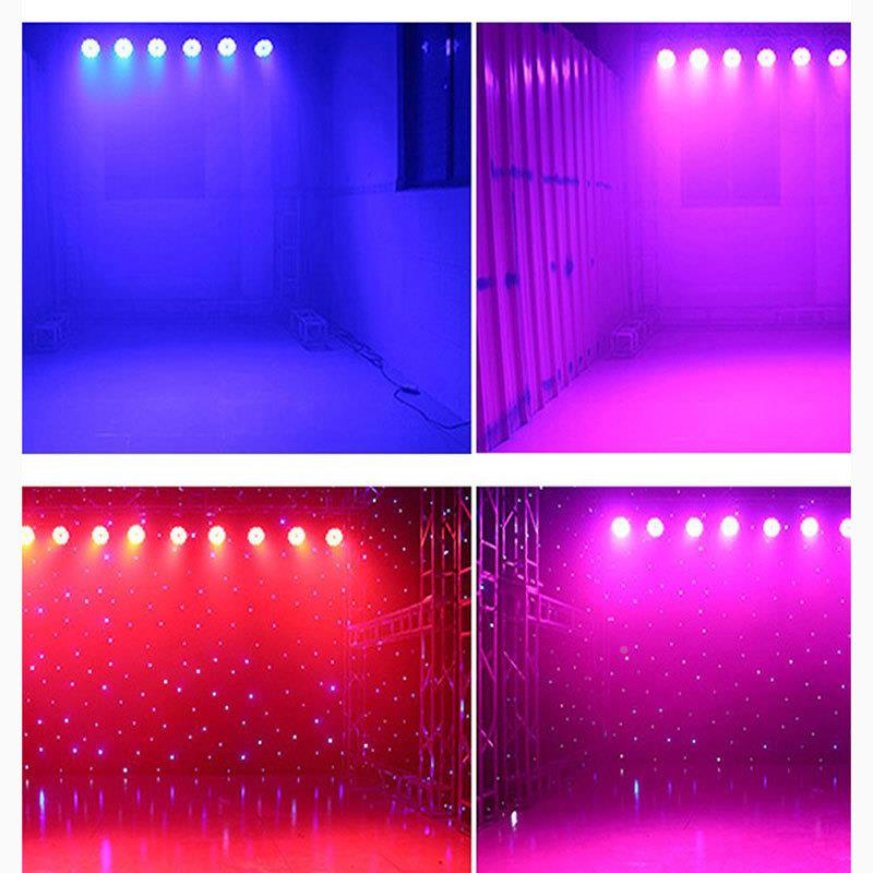 舞台吧灯光60颗全彩帕灯LED闪声控婚XF-190庆灯KTV酒演出七彩染色