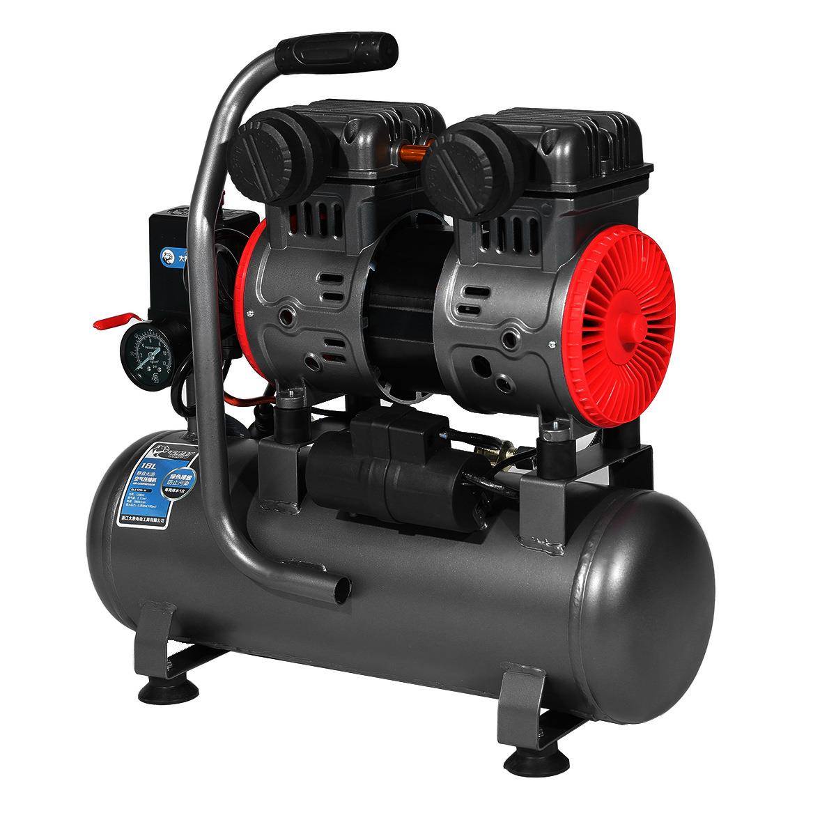 0DDX14-01AX14油-01A13级9W-18L无静音空压机220v小型气泵工业高