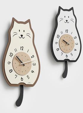 wozom钟奶油风挂钟o客厅表2餐厅0TYOS57525新款简约现代时钟挂墙