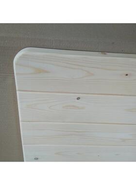 米#代简约实木床头板原木双人床榻榻床中式童床靠背现板经儿88810