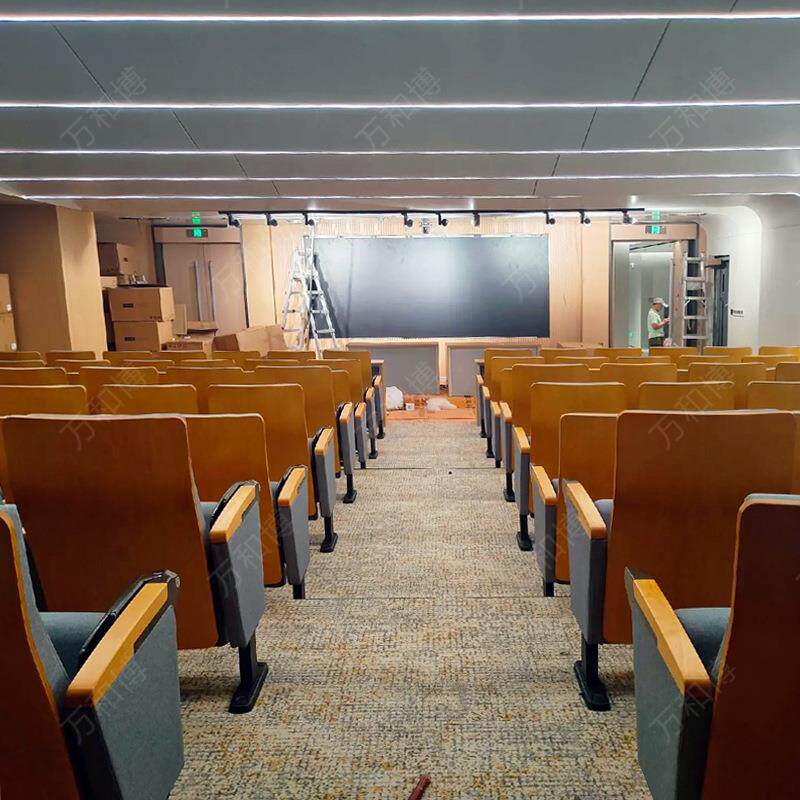 华润定制深圳润建材案带例展示礼椅连排华写字板会议堂室座椅阶梯