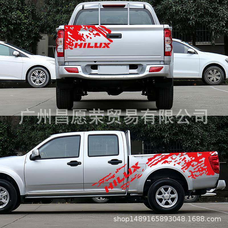 K-汽690730个饰性车HILUX后备箱贴纸汽车装车尾贴车侧裙拉花汽贴