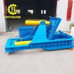 卧式全自动成打包机废铁皮压块机桶油漆彩钢铝铜125型屑瓦压缩型