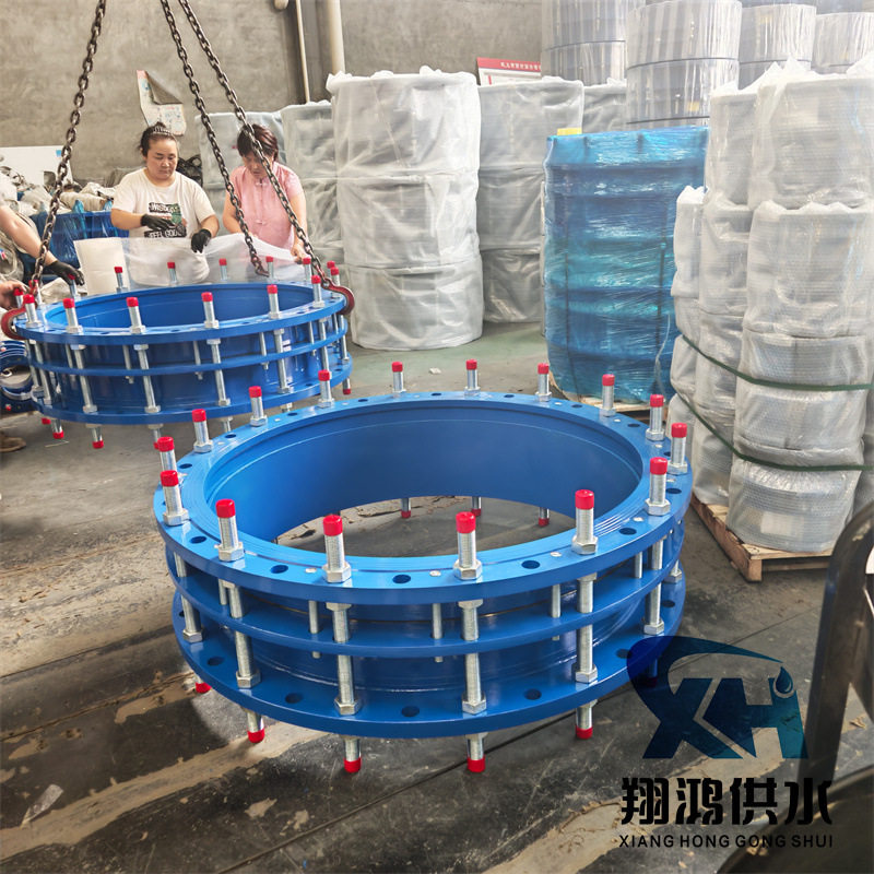 304不锈钢双法兰限位传力接头