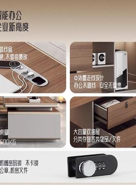 高档轻奢公桌老板桌办简桌YS-04164现约代大班台总裁经理桌主管桌