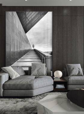 约工简幅空间现代简客厅装饰QX202203画抽象室落地画沙发玄关壁画