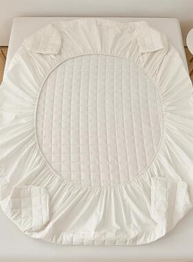 全夹棉床笠护保套透气席梦保护思68195罩可机洗薄床棉褥