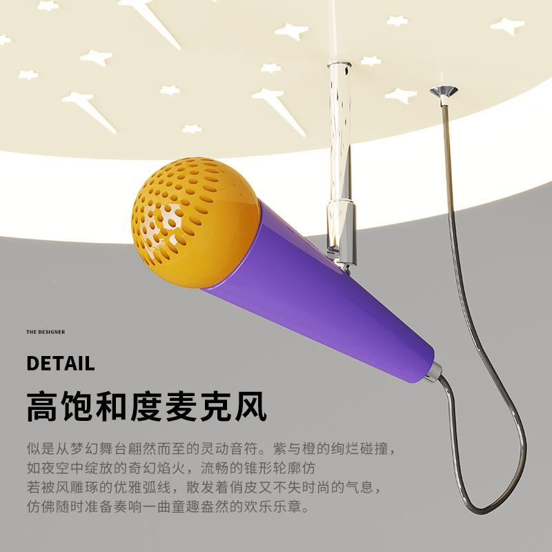 儿咪童房灯男孩女孩谱卧室灯全光护间眼卡通唱歌猫创意房430吸顶
