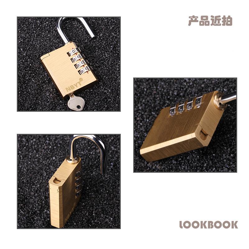 NBYTB302A(室铜密钥匙双开锁理管健身房更衣柜密B30码2A