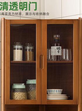 转角储厅餐边柜酒柜柜物柜厨房碗柜茶水柜餐厅备餐IZX现代简约客