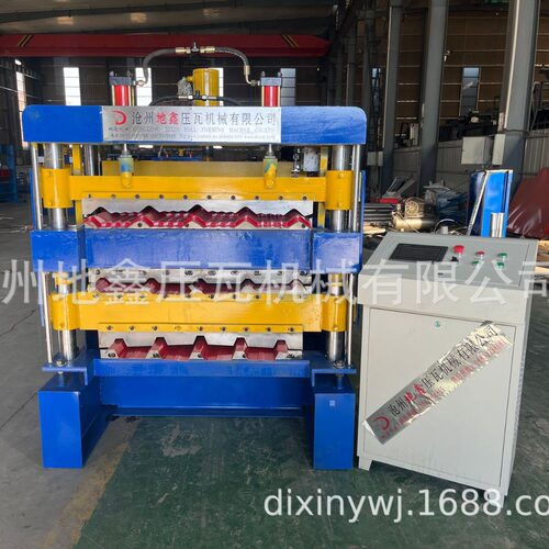 全自动彩钢压瓦机 760型水波纹压瓦机 914mm双层两用机器