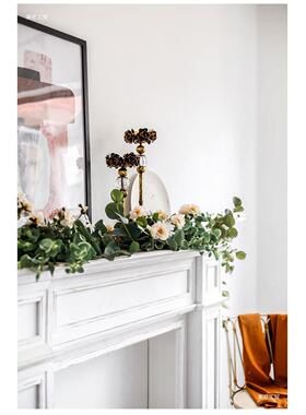 式装饰壁壁炉柜法YAG美式复古客厅炉装拍照道具背景韩式欧式饰单