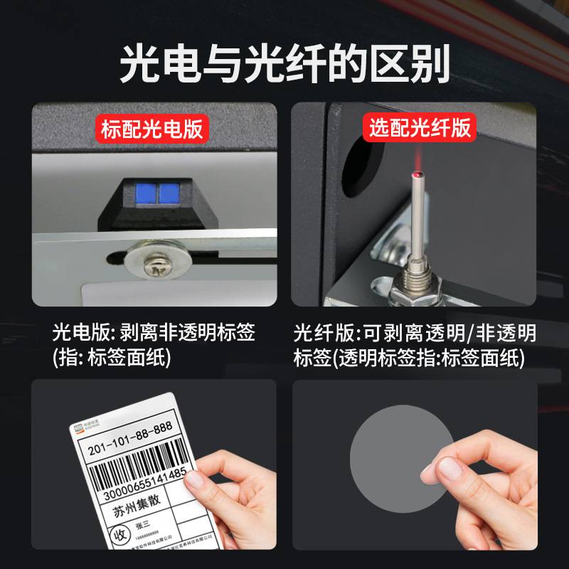 bsc-Q90光电版自动标签剥离机分离机智不干胶标签撕标剥标机贴标