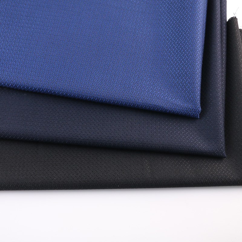 速发春款薄TR面料条纹格子纹提花职业西服西裤马甲套裙子布料