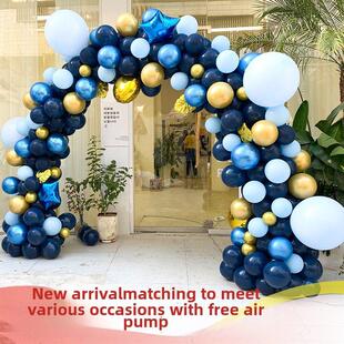 婚礼气球拱门店开业装饰气球站婚礼场景布置生日派对气球门