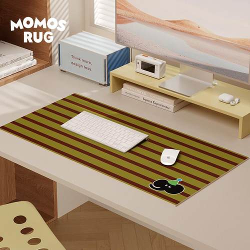 覆古小象鼠标垫家用卡通办公书桌垫可爱高级感电竞电脑键盘桌面垫