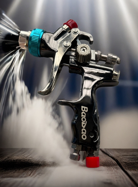 BaoDao原装X3气动600cc喷枪1.3mmRP汽车喷漆枪油水两用钣金高雾化