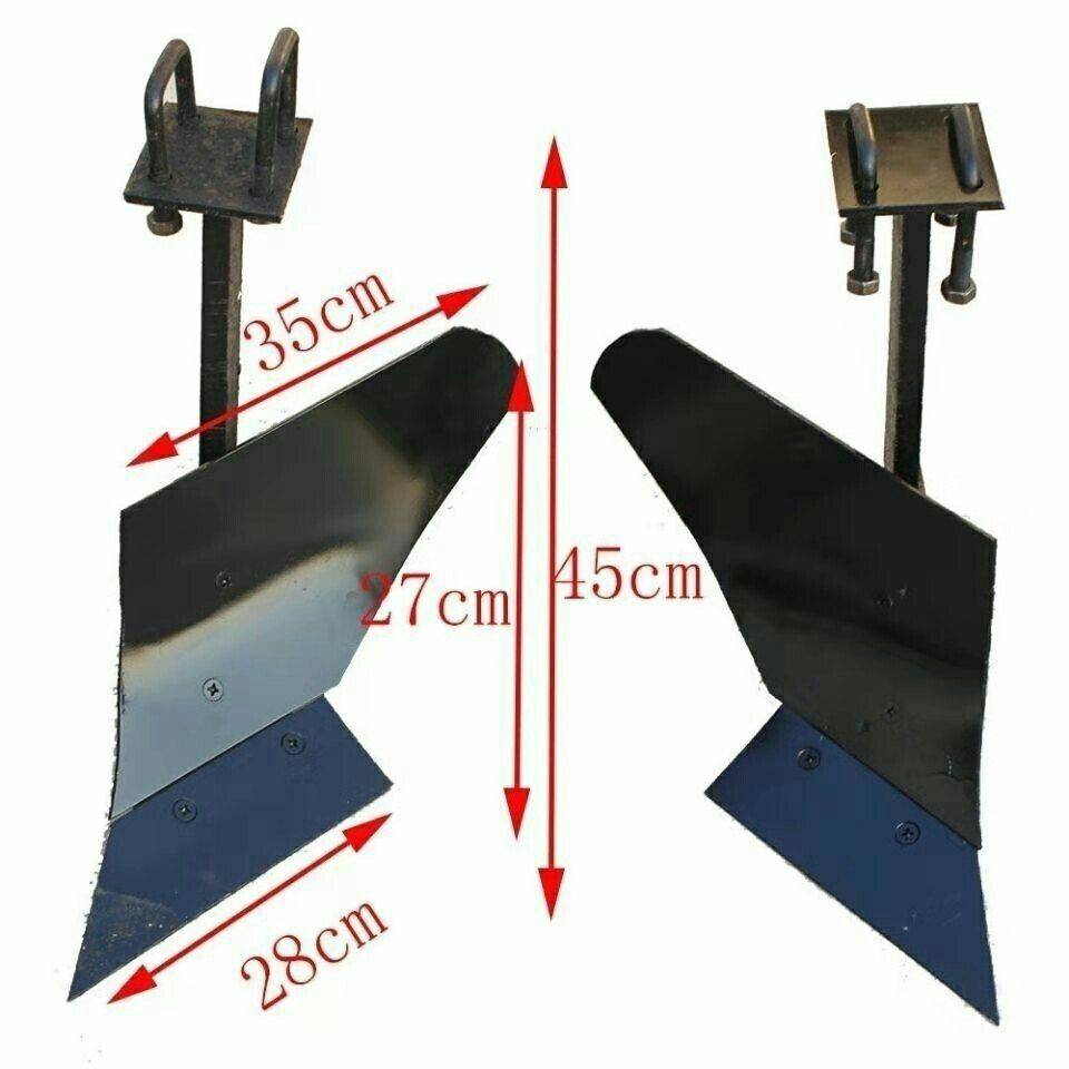 大四轮拖拉机开沟起垄犁扶垄整形犁旋耕机直拉后置锰钢犁耕地机器