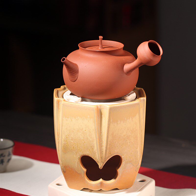 现货速发炭电两用煮茶炉炭炉窑变电热丝家用客厅烧水炉砂铫工夫茶