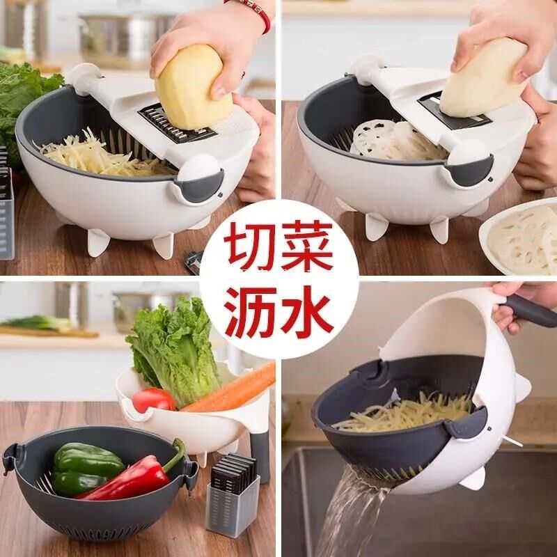 现货速发多功能切菜神器全套土豆切丝切片刮擦土豆丝刨丝器水果洗