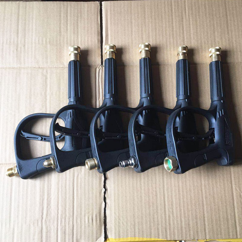 现货速发高压洗车水抢 家用洗车水枪快接喷头 强力加压汽车冲车水