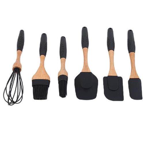 现货速发Bakig  Set Sil Woode Hadle Stle Steel