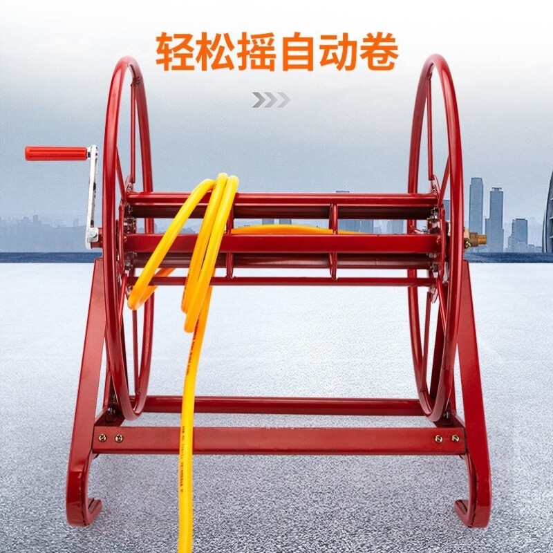 现货速发农用高压喷雾管收管器卷管器收管架子防打结大型绕管机架