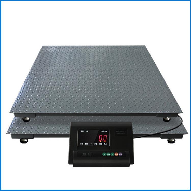 工厂吨袋吨包称重电子地磅秤1x1米花纹小地磅工业电子地磅1000kg