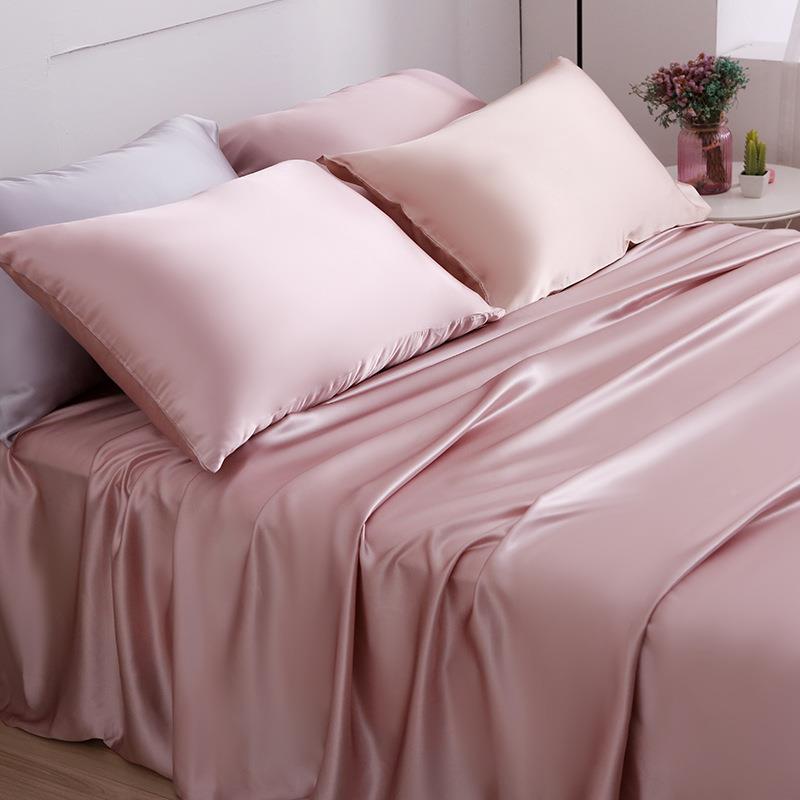 工厂现货22姆宽米真丝床单丝绸床上用品夏季幅奢AE华滑冰感顺床品