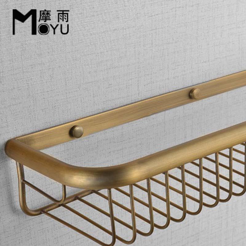 全超厚GLL单层网篮欧置式仿古铜网篮物架