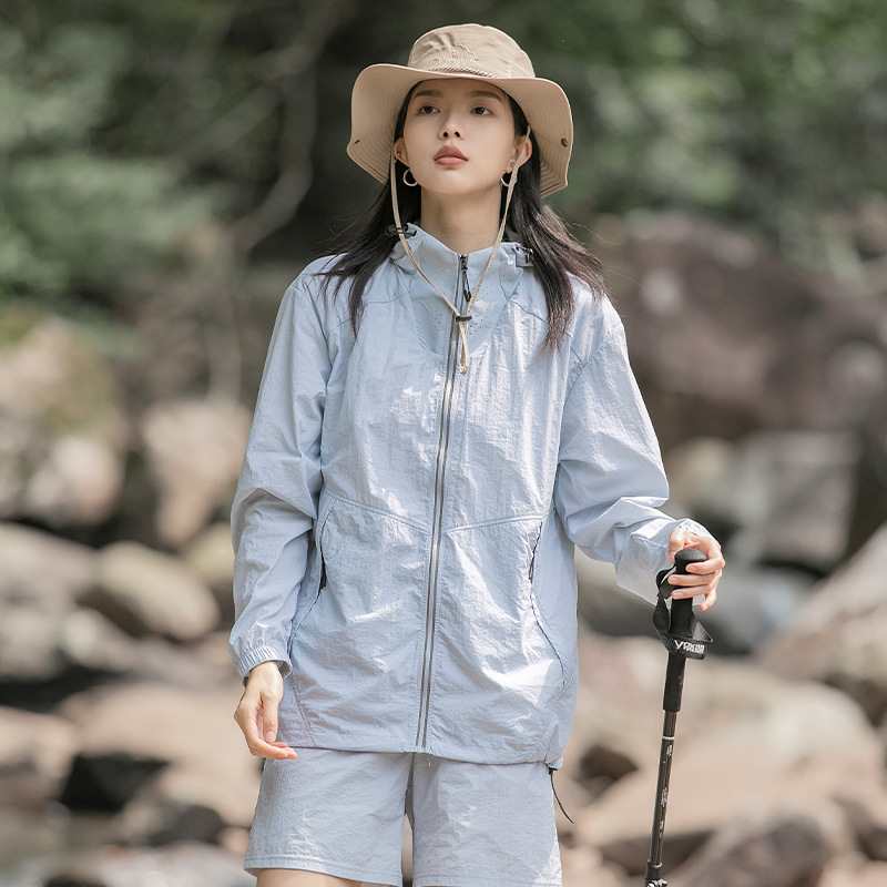 山系户外防晒衣男女款夏季新款冰丝薄款防水防晒服潮情侣连帽外套