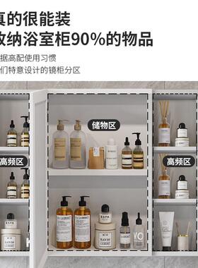 式镜柜镜箱太卫空铝墙浴室镜柜组合单独收纳喝生ZDN间挂式储物子