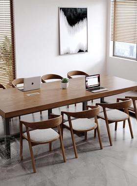 组实约木会议ZG-75709桌长桌简现代大十型人办公桌椅合长条桌子工