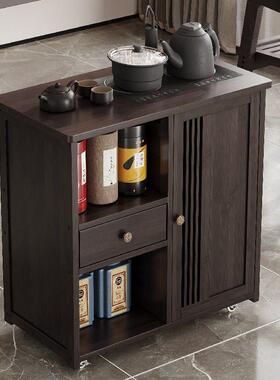 移茶水柜大茶桌侧边柜非实木UKY动茶台烧水壶一体板茶边茶柜具置